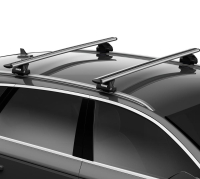  Багажник Thule WingBar Evo на крышу Audi e-tron, 5-Dr SUV с 2019 г., интегрированные рейлинги в компании RackWorld