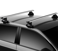  Багажник Thule WingBar Evo на гладкую крышу Audi A6, 4-dr sedan, 2011-2018 гг. в компании RackWorld