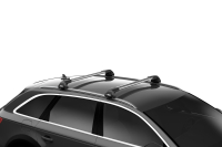  Багажник Thule WingBar Edge на крышу Audi Q6 Sportback e-tron, 5-dr SUV с 2025 г., интегрированные рейлинги в компании RackWorld