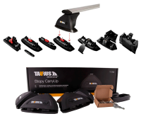  Багажник Taurus на крышу Mercedes-Benz GLE, 5 Door SUV, 2015-2019 гг., рейлинги с просветом в компании RackWorld