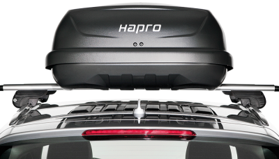 Автомобильный бокс Hapro Traxer 8.6  черный матовый компании RackWorld