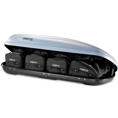  Автомобильный бокс Hapro Explorer 420 черный матовый компании RackWorld